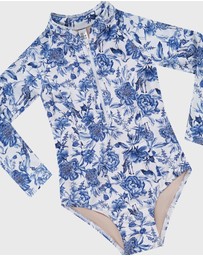 Aqua Blu Kids - Azalea Long Sleeve One Piece - Kids