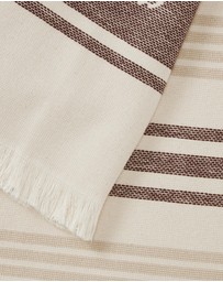 R.M.Williams - Striped Script Towel