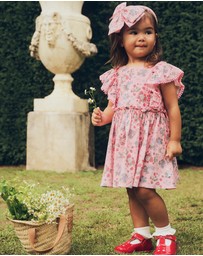 Huxbaby - Strawberry Garden Sunday Best Dress - Babies-Kids