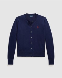 Polo Ralph Lauren - Stretch Cotton-Blend Crewneck Cardigan