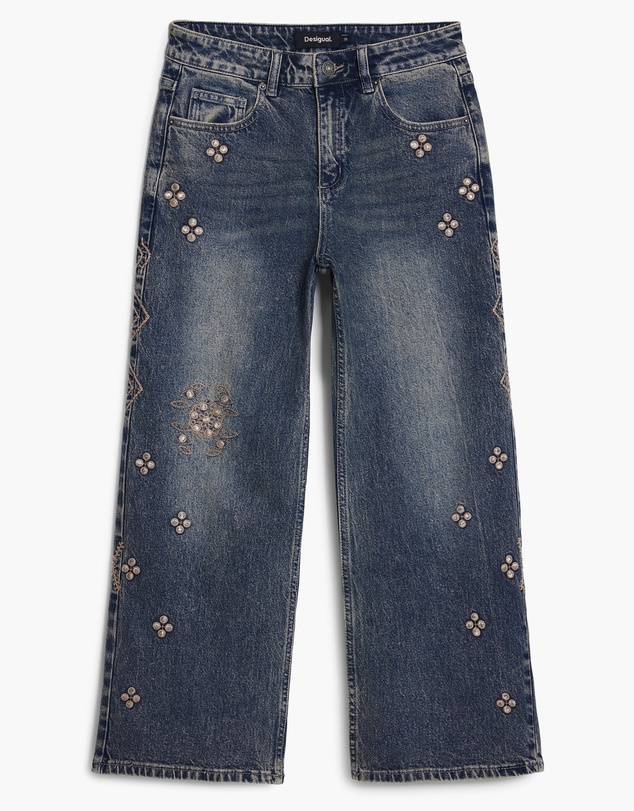 Desigual - Mirror culotte jeans