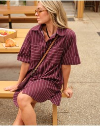 Ceres Life - Sara Mini Shirt Dress