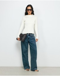 AERE - Yali Cotton Cashmere Blend Top