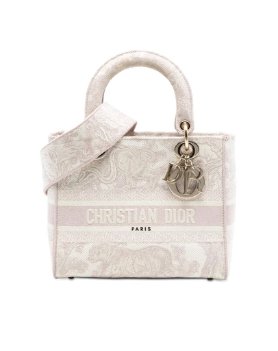 Pre-Loved by Azura Reborn - Pre-Loved Medium Embroidered Canvas Toile De Jouy Lady D Lite