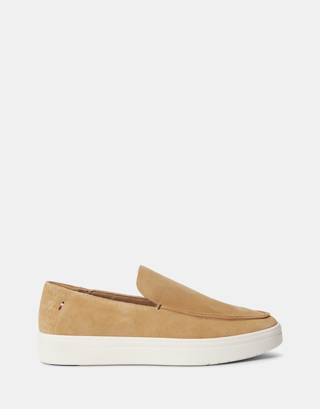 Tommy Hilfiger - Milann Light Suede Loafers - Men's