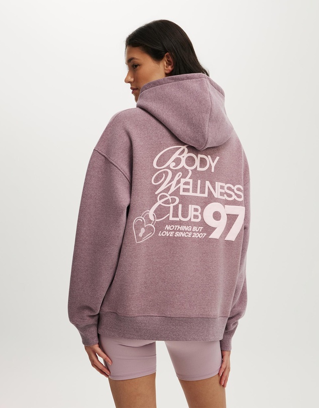 Cotton On Body Active - Plush Premium Graphic Hoodie