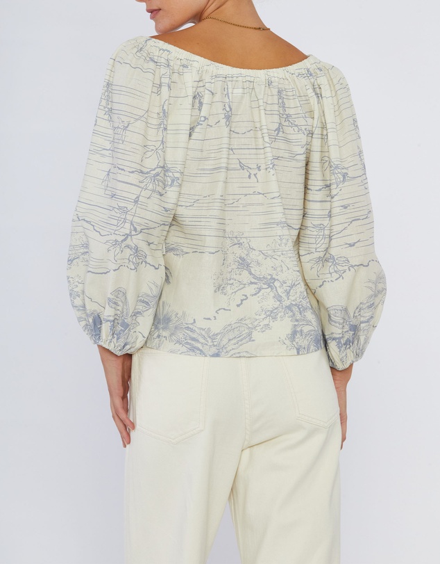 Amelius - Fresco Linen Billow Blouse