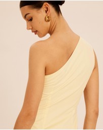 AERE - Shyla Cotton Tuck Detail Mini Dress