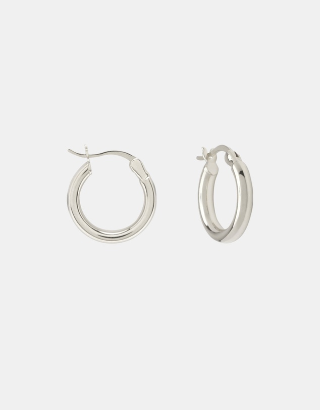 SAINT VALENTINE - Classic Hoops Small - Silver