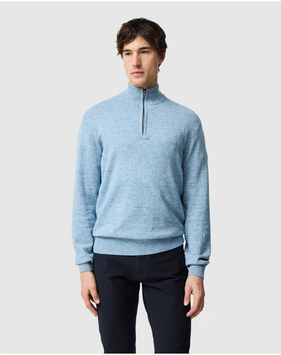 Rodd & Gunn - Fortrose 1/4 Zip Knit