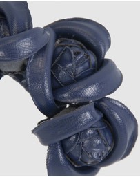 Max Alexander - Leather Flowers Headband