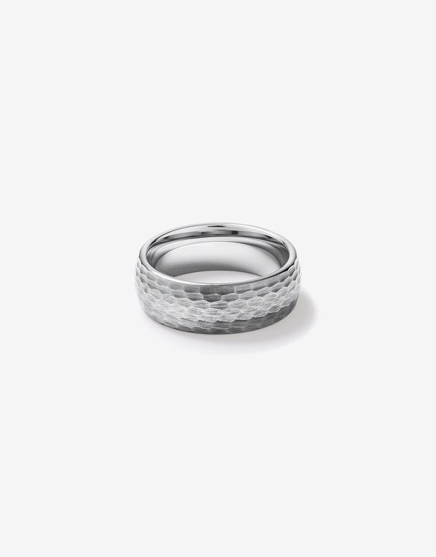 Michael Hill - 8mm Hammered Wedding Band in Tungsten
