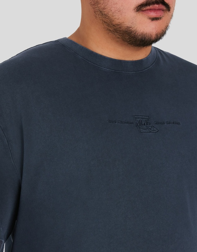 Johnny Bigg - Acid Wash Emb Relaxed Tee