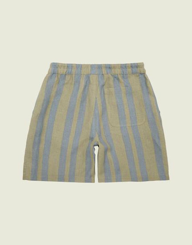 OAS Company - Mist Strata Nicola Linen Shorts