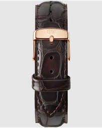 Daniel Wellington - Leather Strap York 20mm Watch Band - For Classic 40mm