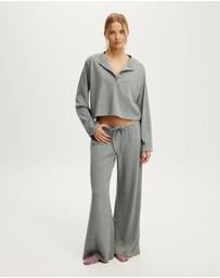 Cotton On Body - Super Soft Waffle Henley Top