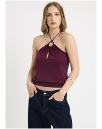 Insight - Gabriette Halter Ring Top