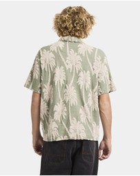 RVCA - Mens Palm Fall Short Sleeve Shirt