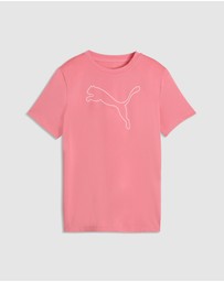 Puma - Train All Day Essentials Cat Logo Tee - Teens