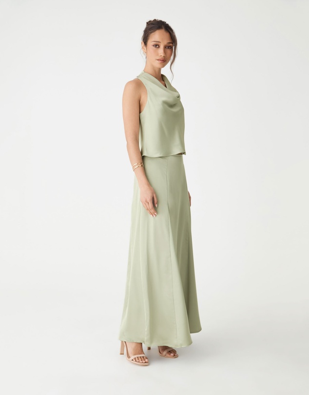 Forcast - Freya Satin Godet Skirt