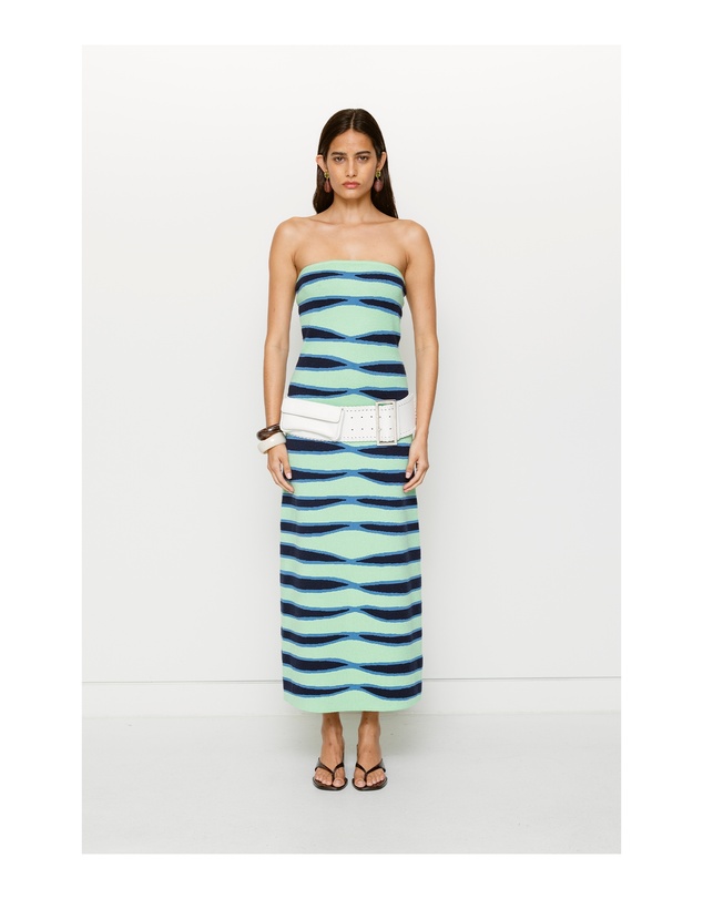 The Wolf Gang - Kazia Maxi Dress - Aquamarine