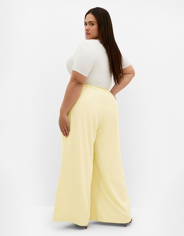 City Chic - Abbie Fully Lined Wide Leg Pant