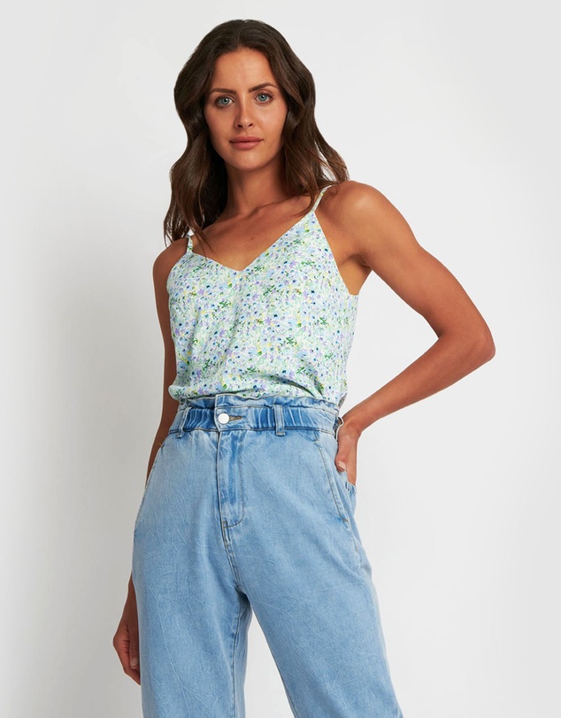 Forcast - Eloise Print Top