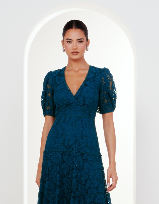 Pilgrim - Everett Puff Sleeve Maxi