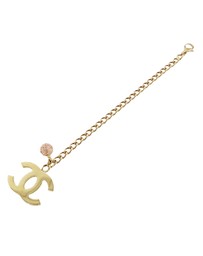 Pre-Loved by Azura Reborn - Pre-Loved Gold Plated CC Rhinestones Charm Bracelet