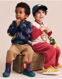 Huxbaby - Colour Block Cord Panel Cap - Babies-Kids