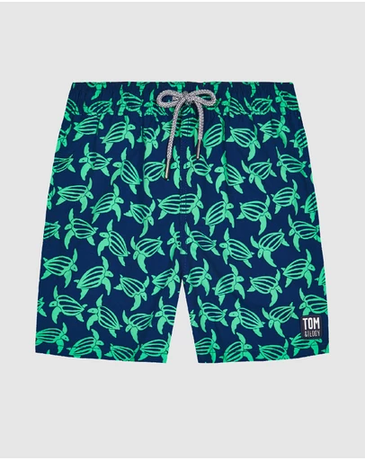 Tom & Teddy - Turtle Swim Shorts