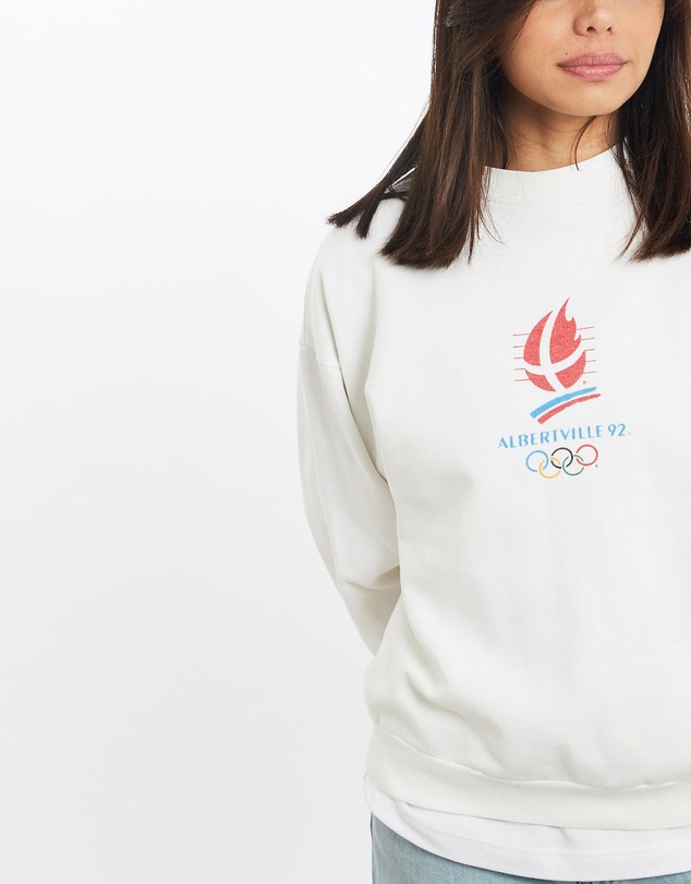 Vintage by The Real Deal - Pre Loved - Vintage 1992 Albertville France Olympics Sweatshirt