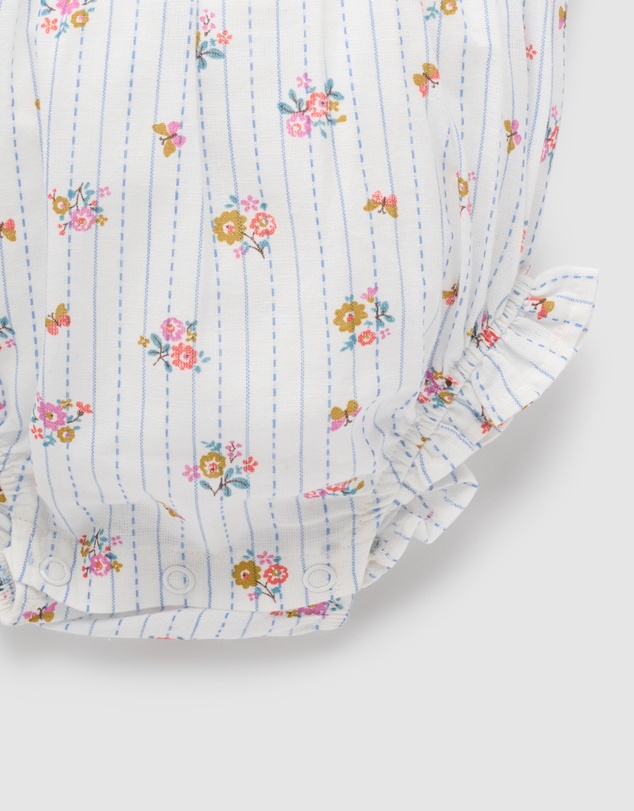 Purebaby - Linen Blend Bodysuit- Kids-Babies