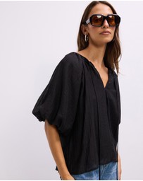 The Fated - Lila Puff Sleeve Blouse
