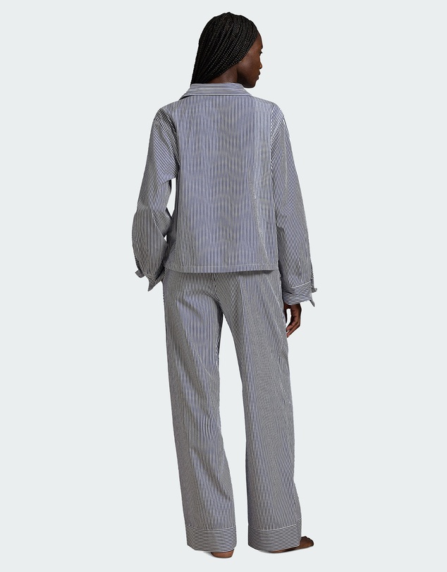Polo Ralph Lauren - Shirting Stripes Cotton Long Sleeve Button Down Pyjama Set