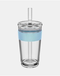 KeepCup - Longplay Cold Cup 16oz Reusable Coffee Cup with Boba Straw Lid