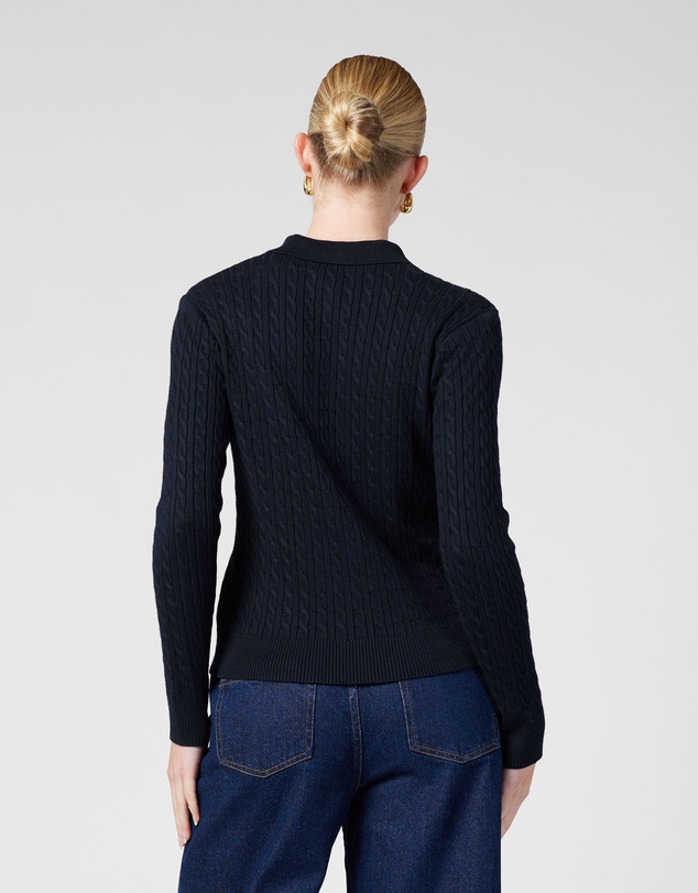 MVN - Arlo Polo Knit Top