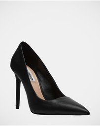 Steve Madden - Eden Black Leather Heels