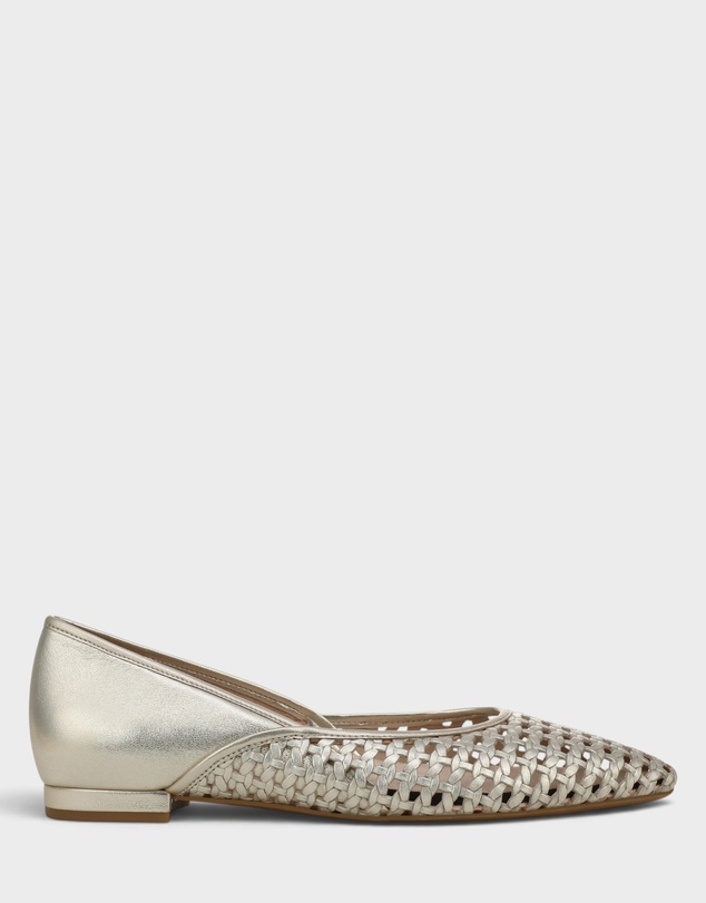 Vionic - Gracia Woven Flat - Gold