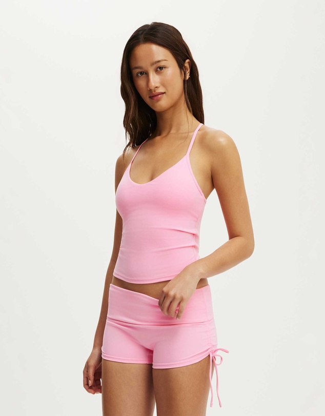 Cotton On Body Active - Ultra Soft Tie Side Roll Over Micro Short