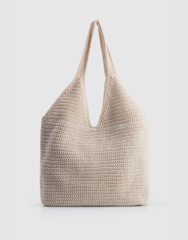 Laura Jones - Rayon Crochet Tote Bag