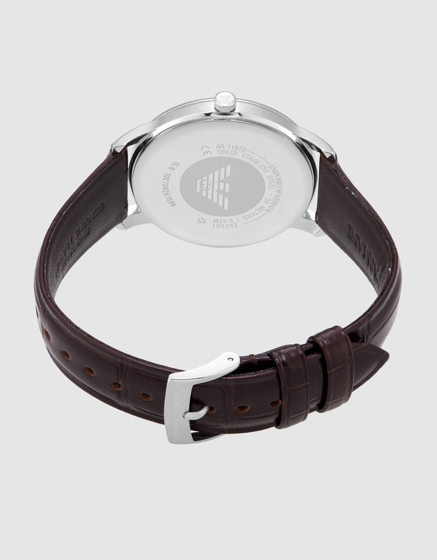 Emporio Armani - Brown Analogue Watch