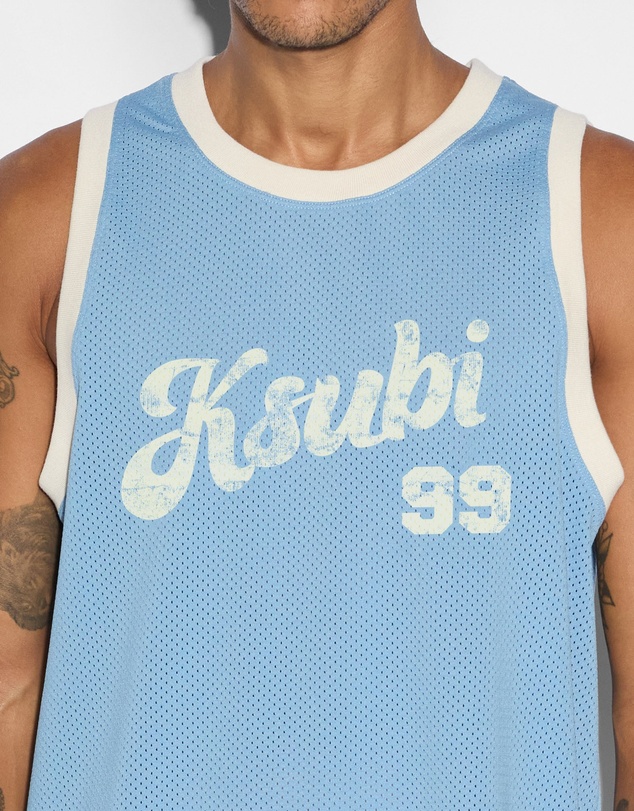 Ksubi - Clubhouse Pick Up Singlet Blue