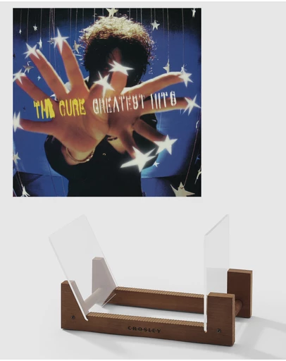 Universal Music - The Cure Greatest Hits - Double Vinyl Album & Crosley Record Storage Display Stand