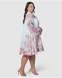 Pink Dusk by Curve Project - Secret Flame Mini Dress
