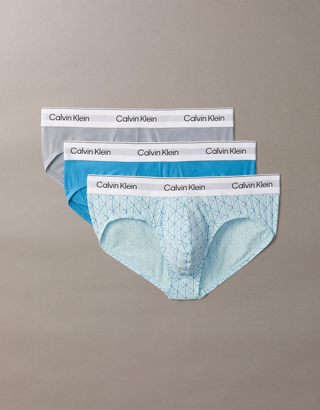 Calvin Klein - 3-Pack Icon Cotton Stretch Hip Briefs