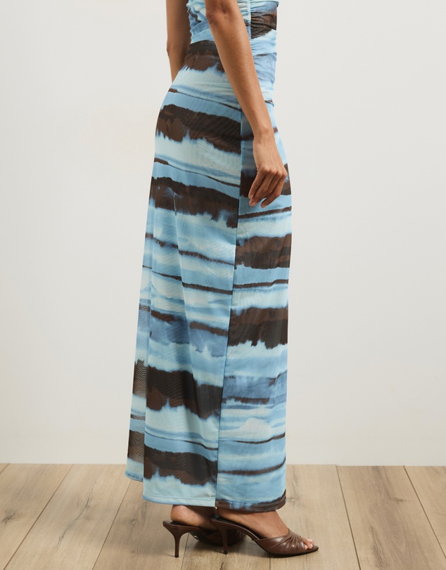 Atmos&Here - Koda Mesh Off Shoulder Midi Dress