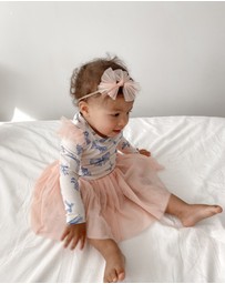 WITH LOVE FOR KIDS - Tulle Flutter Long Sleeve Tutu Onesie - Babies