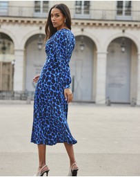 Sosandar - Morocco Print Split Detail Dress