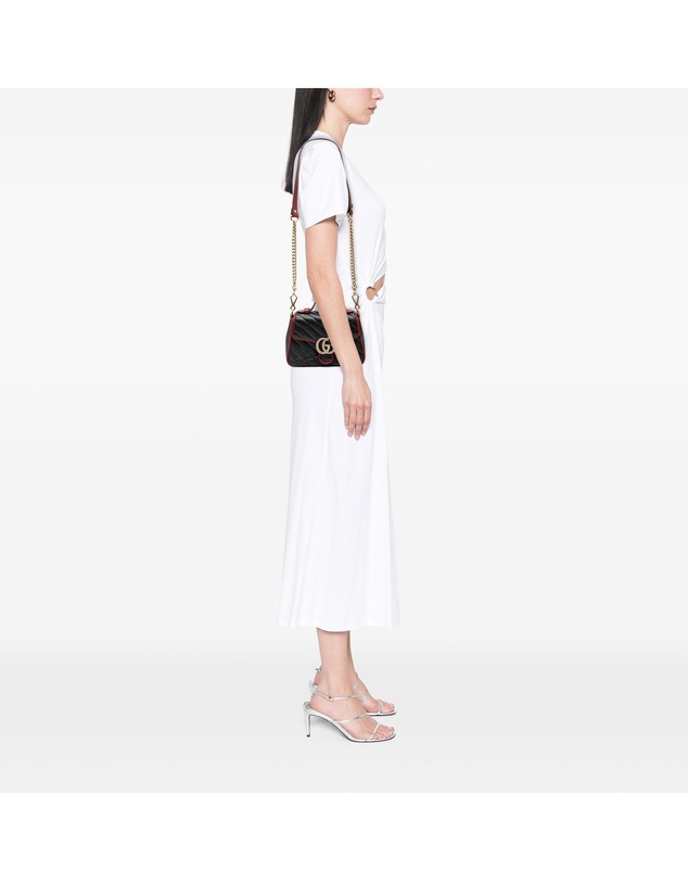 Pre-Loved by Azura Reborn - Pre-Loved GG Marmont Matelasse Leather Torchon Top Handle Bag